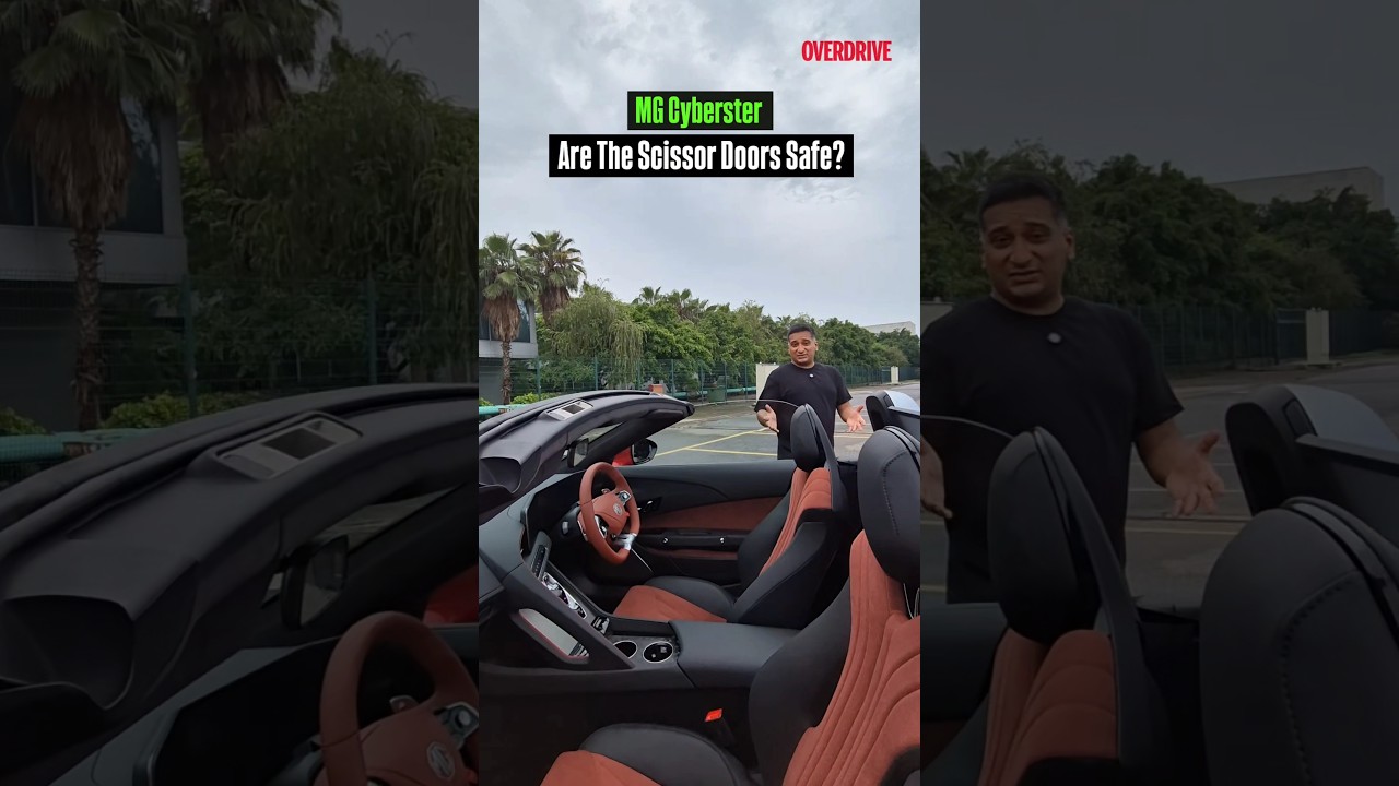 Are The Scissor Doors Safe? #overdrive #mg #mgcyberster