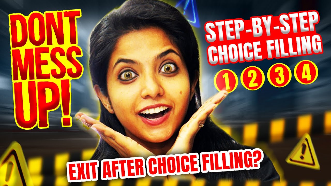 Step-by-Step Choice Filling Demo for All Rounds 🔁 | Do THIS Right or Lose Your Seat! 😱
