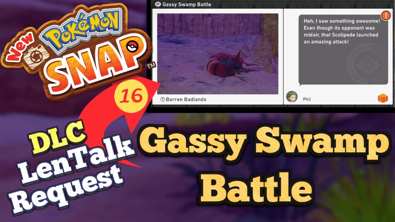 Gassy Swamp Battle | New Pokémon Snap DLC LenTalk Request