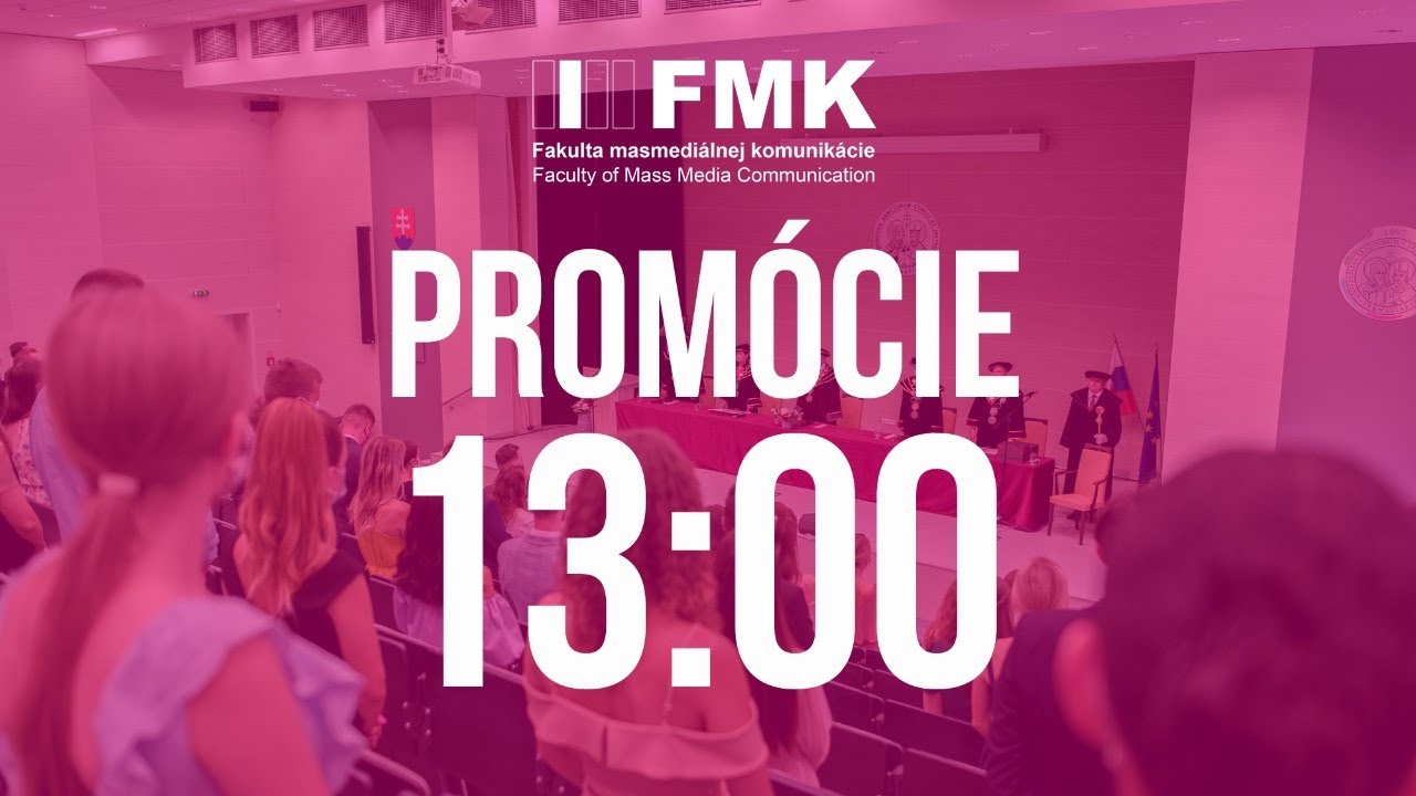Prom&oacute;cie FMK, j&uacute;l 2021 (13:00)