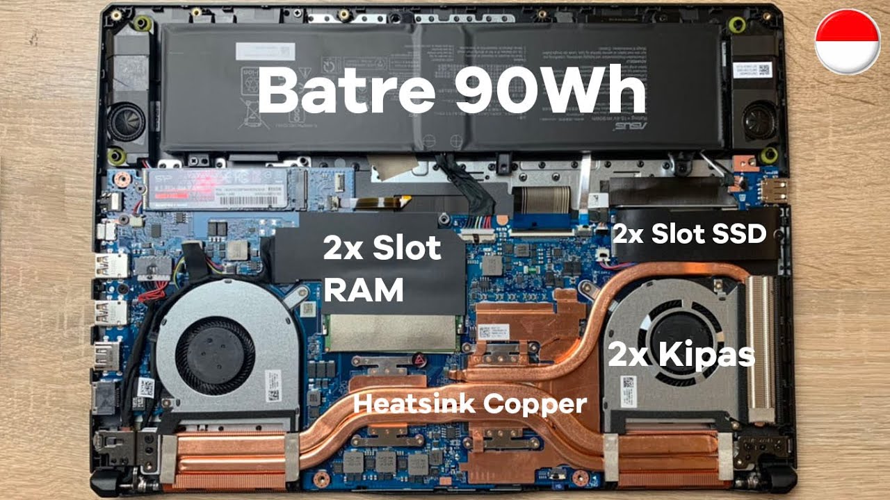Bongkar Laptop Asus TUF Gaming A15! | Upgrade SSD dan RAM slot