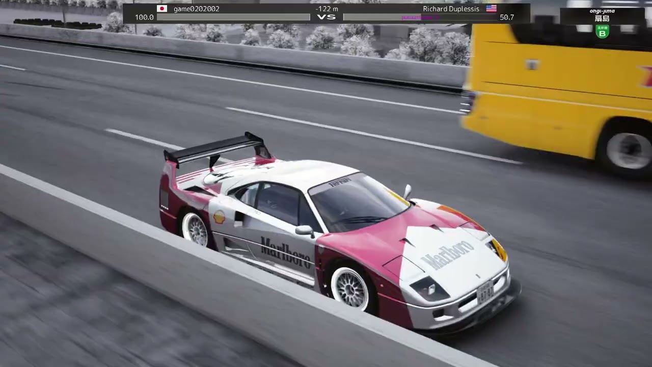 【Assetto Corsa】F40 takeyoh Battlelane Replay PP AMA chilli OBS直ったっぽいので首都高久々動画【SRP0.9.4】