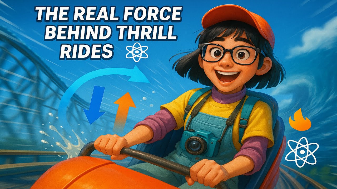 The Physics Behind Roller Coasters — Gravity vs G-Force ⚛️🎢 | Why Thrill Rides Feel So Intense