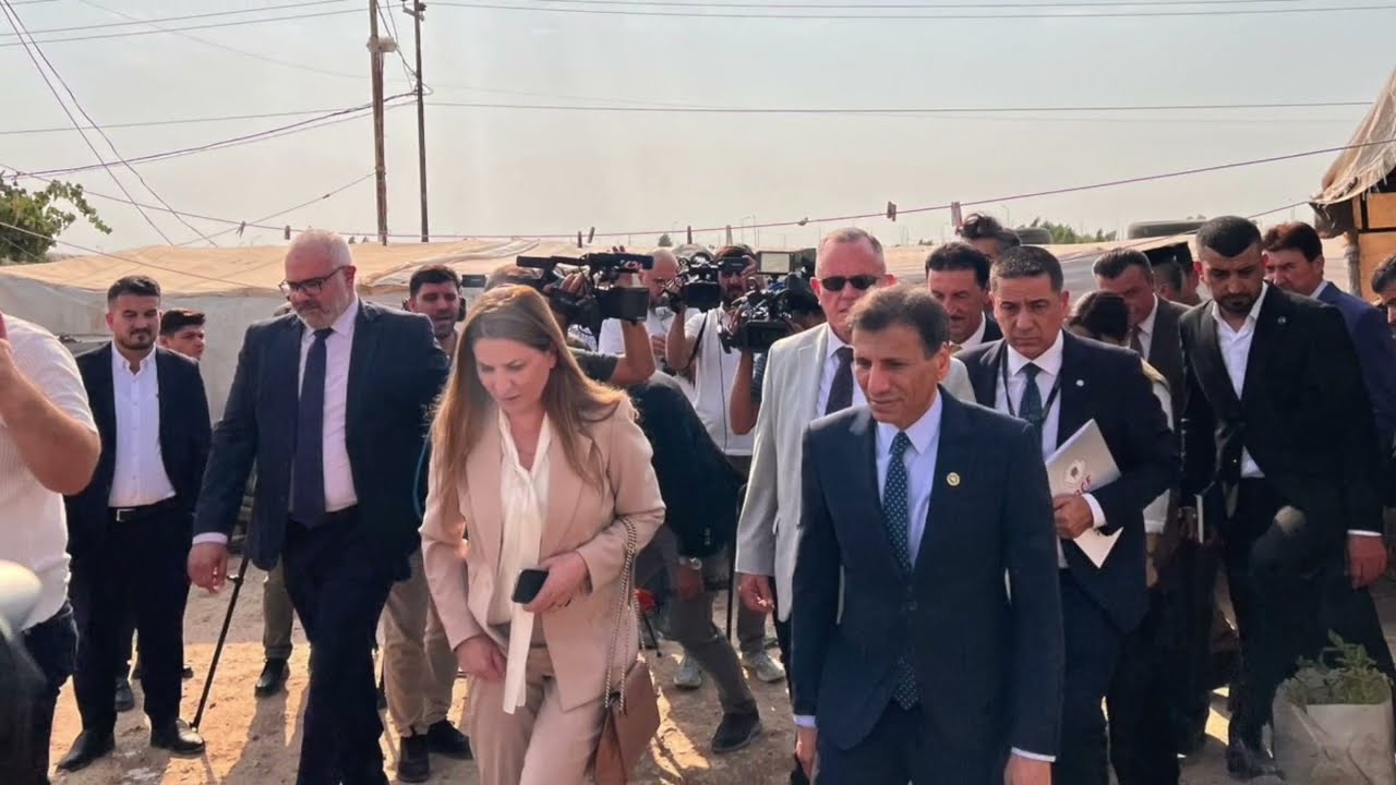 Iraq | SRSG Dr. Mohamed Al Hassan visits Sharya Yazidi IDP camp in Duhok Governorate