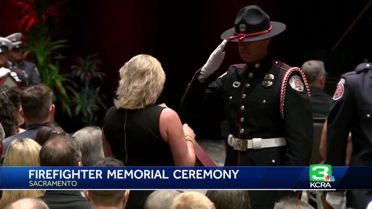 'It’s solemn': 82 firefighters honored at California Fire Foundation memorial for line of duty de...