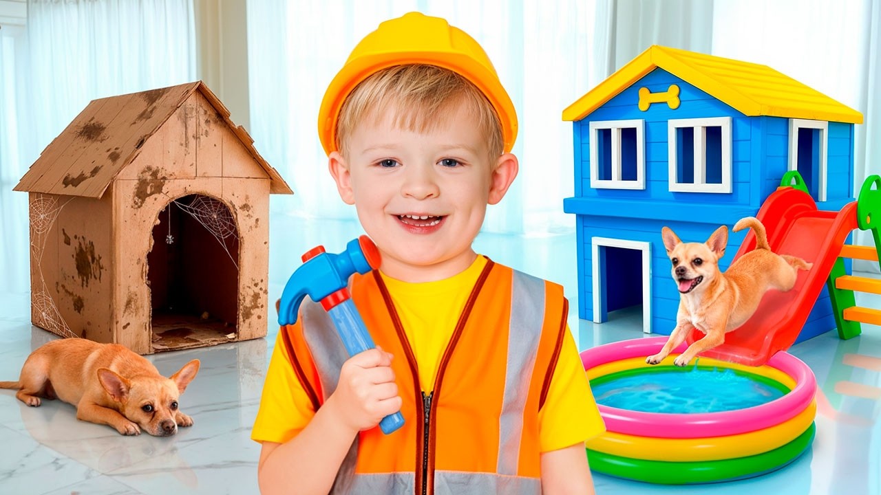 Kids Build the DREAM DOG HOUSE