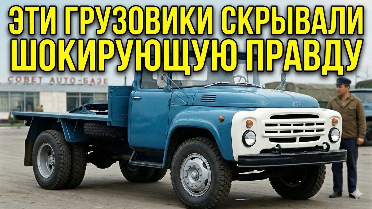 5 САМЫХ красивых грузовиков СССР: почему эти стальные шедевры ПОРАЗИЛИ даже зарубежных инженеров?