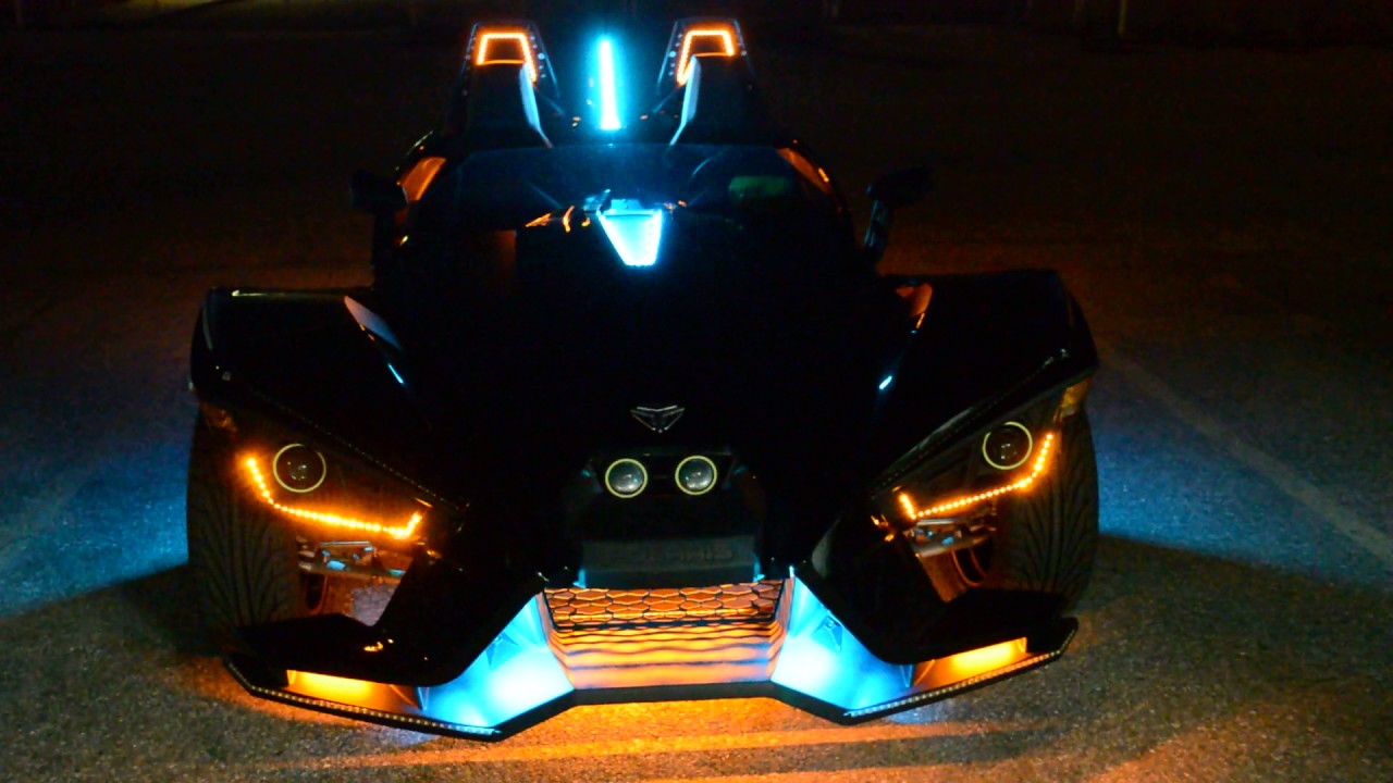 Polaris Slingshot Color Placement LED Lights Install