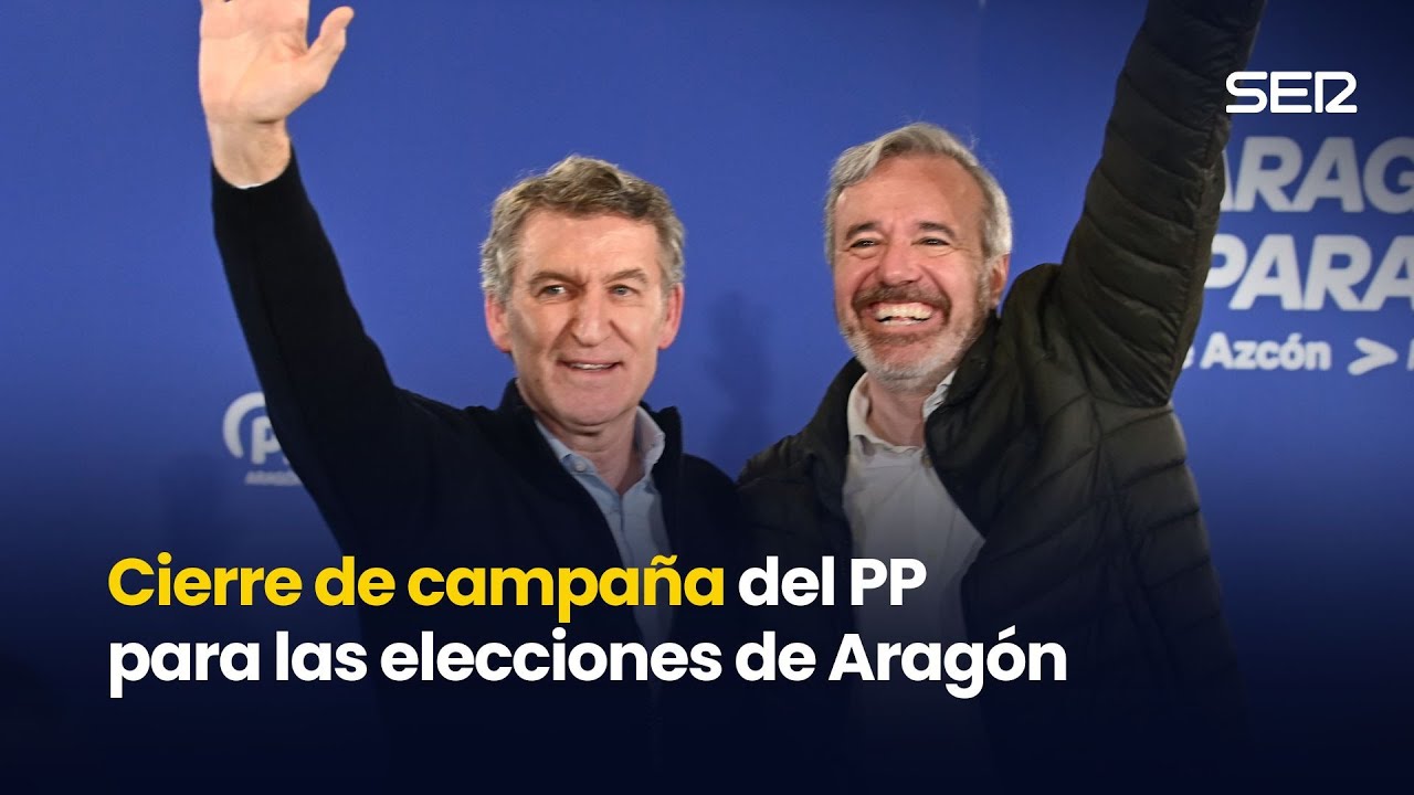 🔴 DIRECTO | Cierre de campaña del Partido Popular por las elecciones de Aragón (06/02/2026)