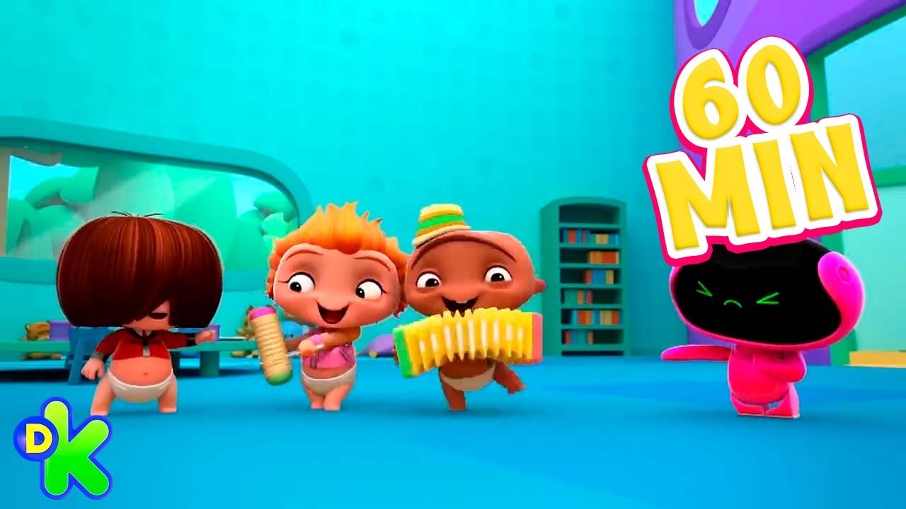 ¡Una hora de ritmo, risas y mucha música! | Mini Beat Power Rockers | Discovery Kids Latinoamérica