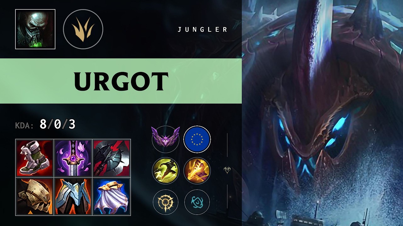 Urgot Jungle vs Graves - EUW Master Patch 26.14