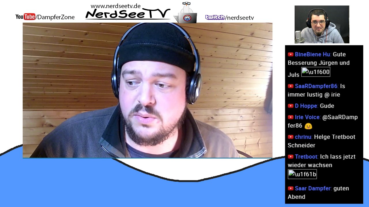 NerdSeeTV (YT+Twitch)  Mit aktuellen themen in Bereichen Dampfen ,Gaming,Politik