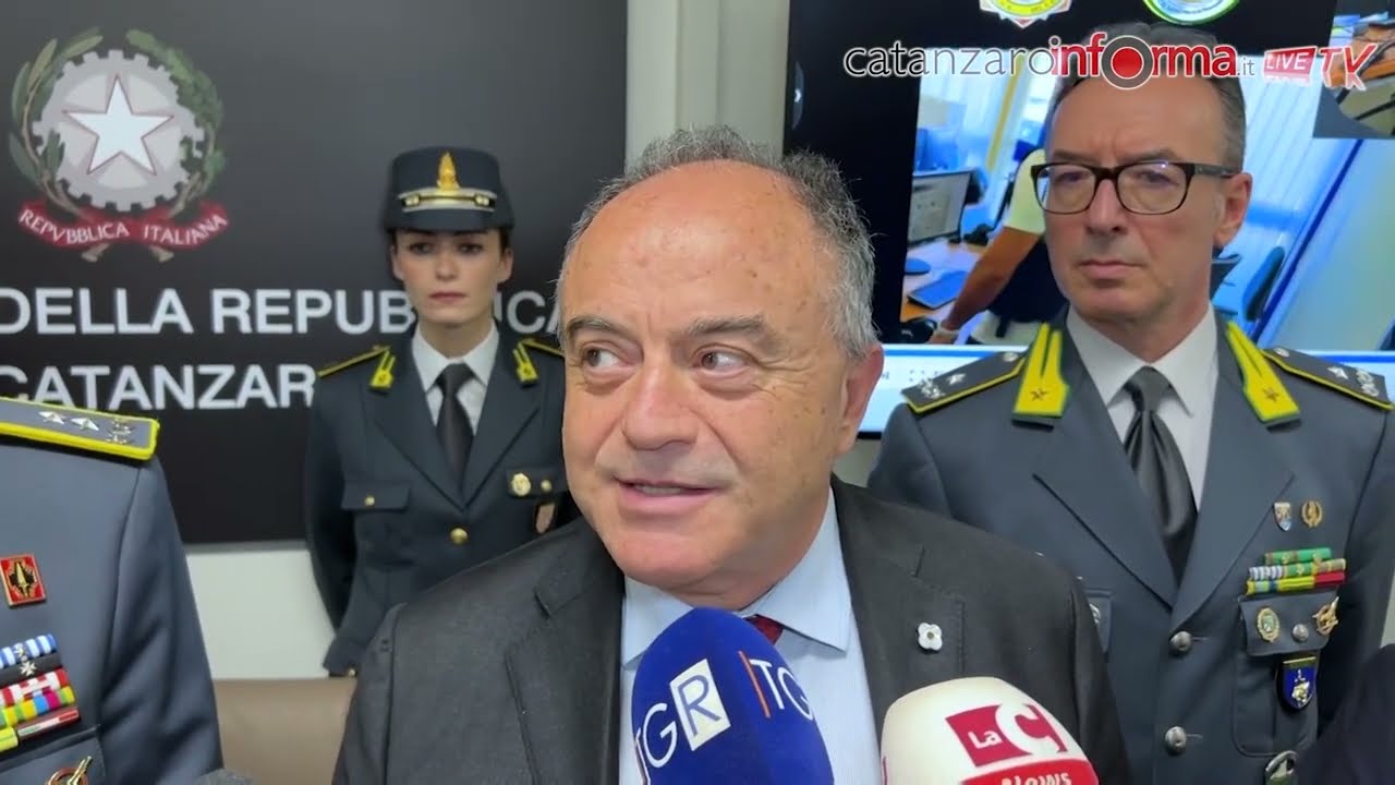 Operazione Gdf e Dda di Catanzaro contro il narcotraffico, la conferenza degli inquirenti