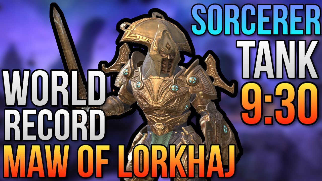 🐱🏆 ESO - Maw of Lorkhaj World Record | Sorcerer Tank Build