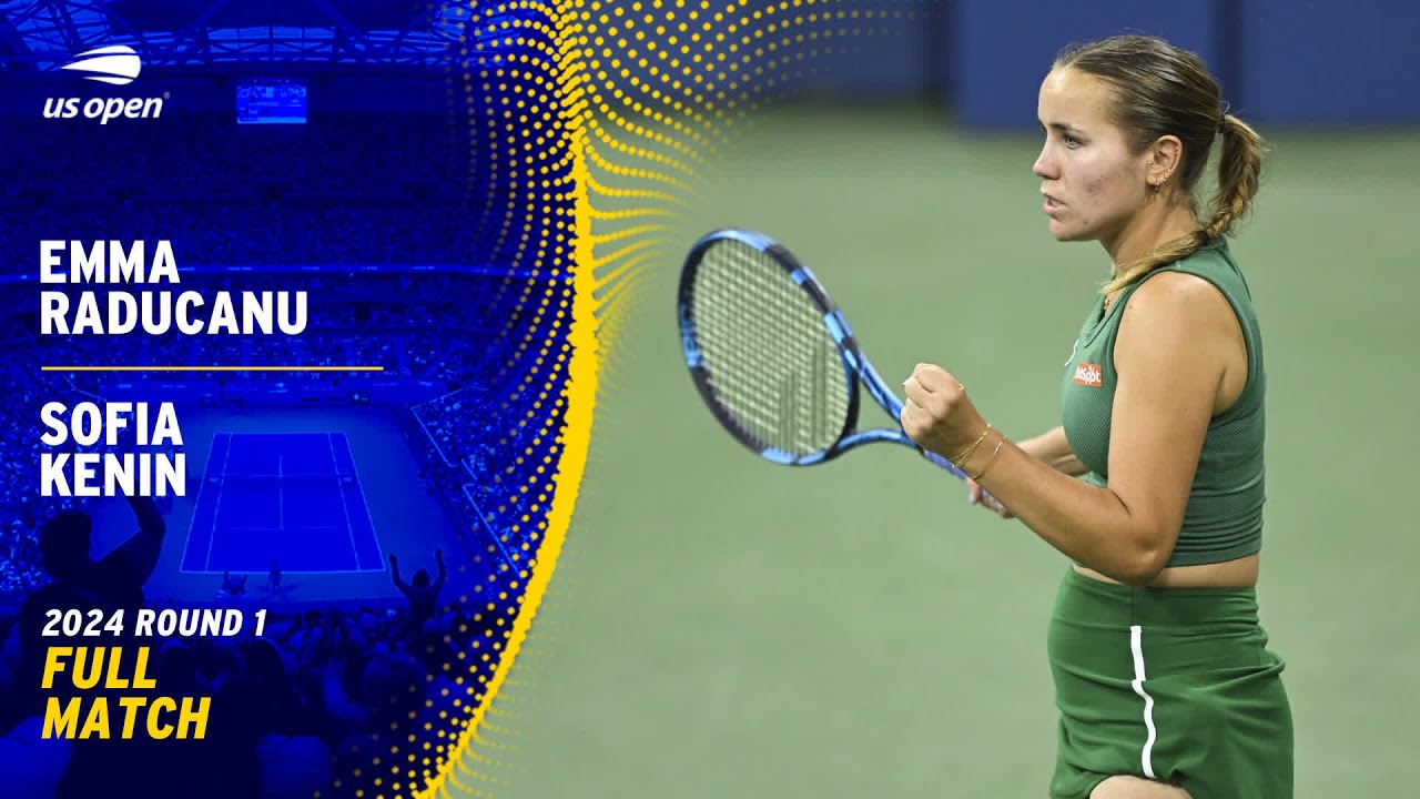 Emma Raducanu vs. Sofia Kenin Full Match | 2024 US Open Round 1