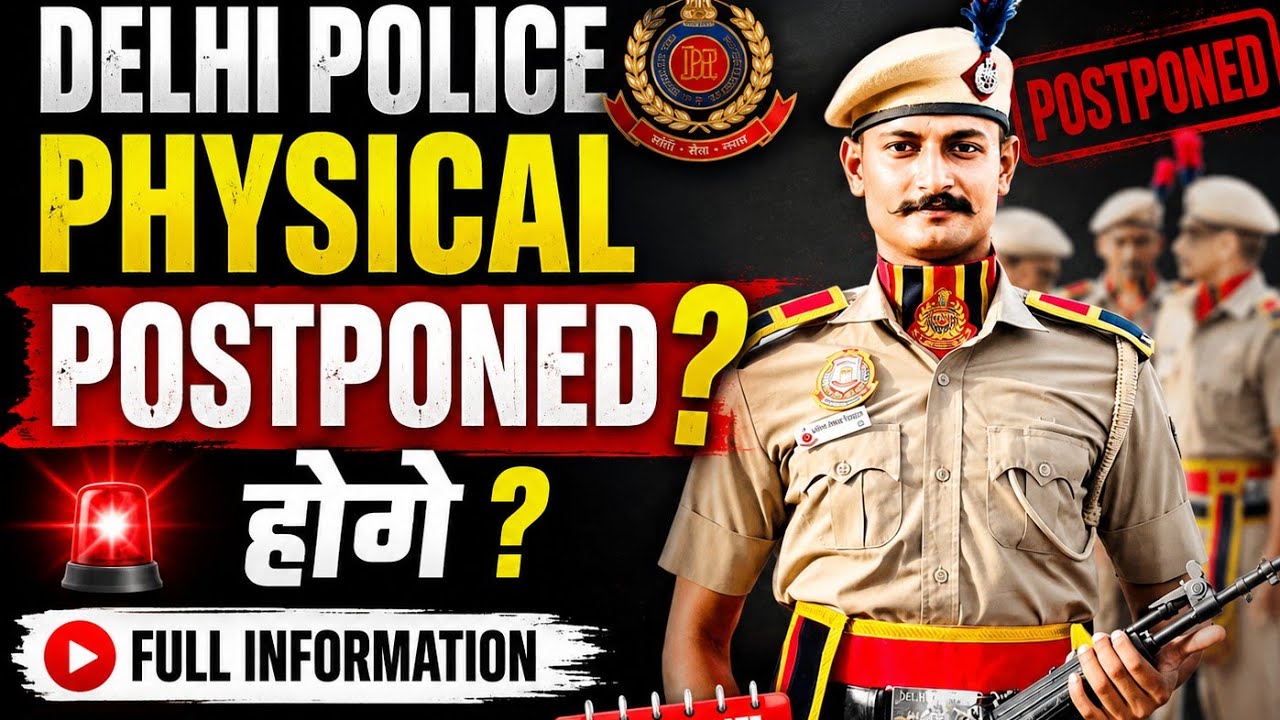 Will the Delhi Police Physical be Postponed? Full Information 🚨