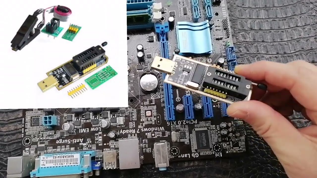 İ3 Anakart Bios Entegresi Program yazma, Ekran Görüntüsü yok, CH341A Programlama Kartı ( Bios Yazma)