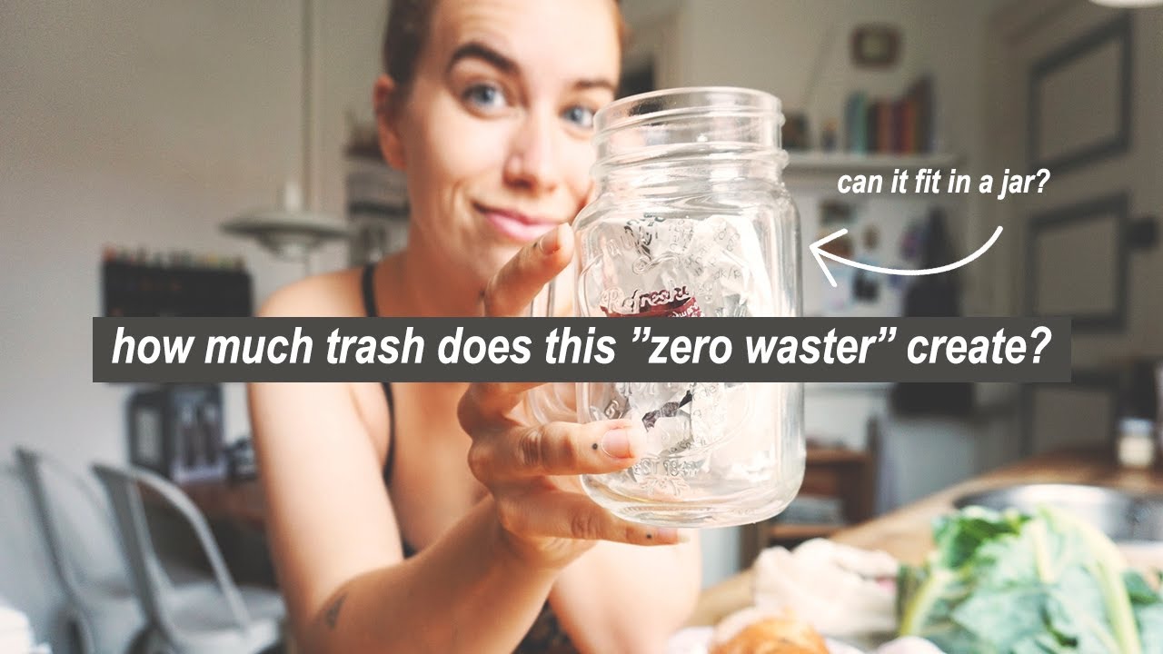 HOW MUCH TRASH I CREATE IN A WEEK // tracking plastic waste as an imperfect zero waster