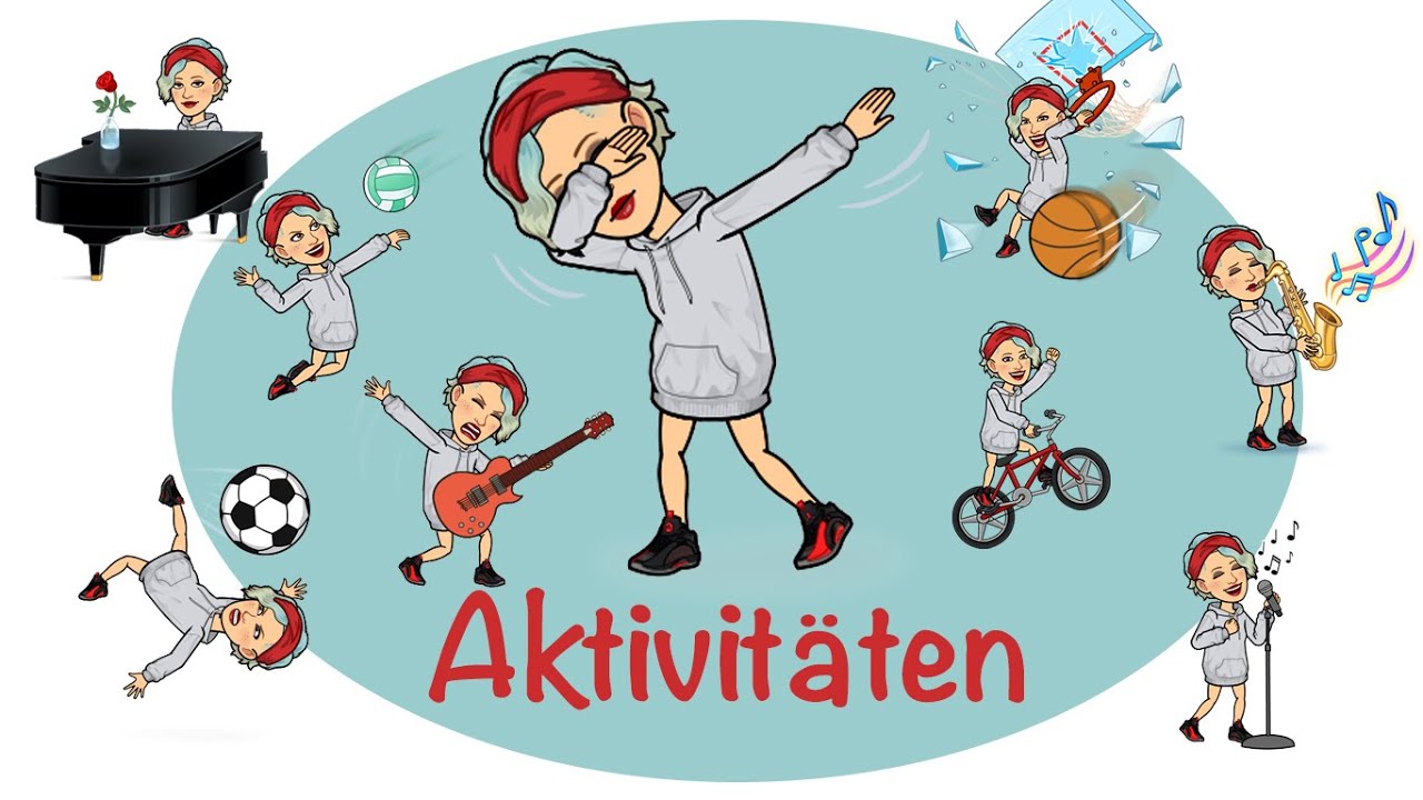 Was kannst du ? Aktivitäten 1  / Deutsch lernen  / können / German activities / Ich kann ...