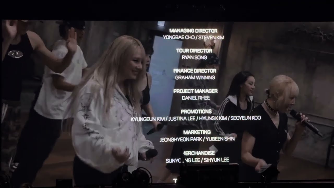 2NE1 - CREDITS (BEHIND THE SCENES)@2NE1 ASIA TOUR 2025 [WELCOME BACK] IN MACAO DAY 2