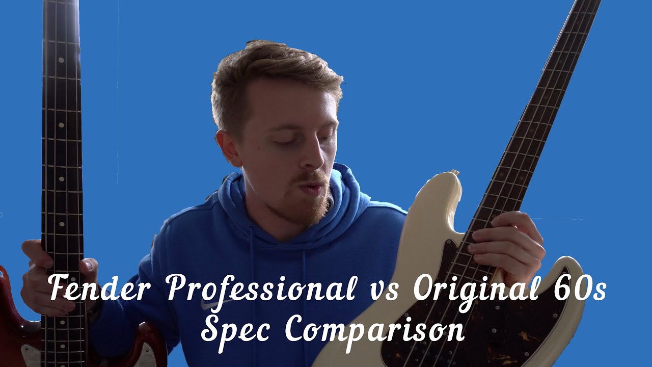 Fender Professional vs Original 60s Jazz Bass | Spec Comparison | Who Are These Basses For?