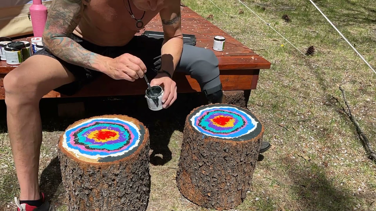 Tree Stump Art