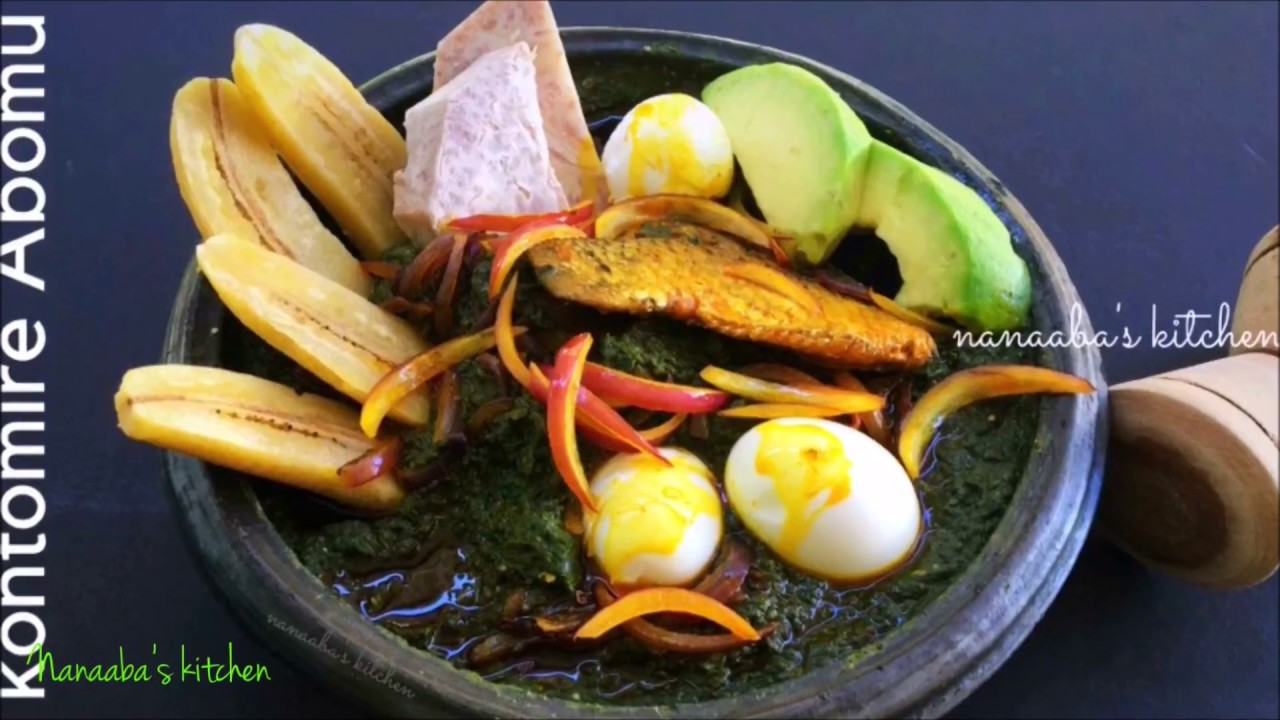 ✔How to make the BEST Kontomire ABOMU in asanka