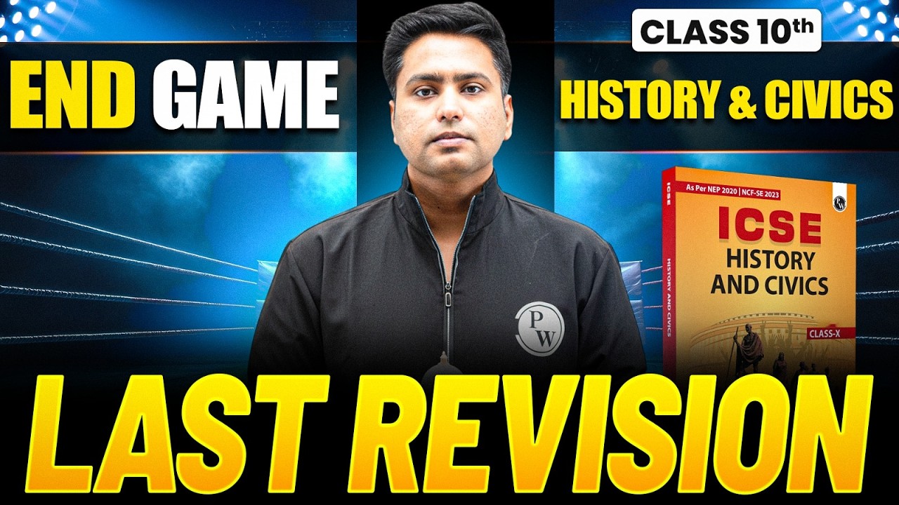 ICSE Class 10 History & Civics  Last Minute Revision 5 AM | Class 10 History & Civics For 2026 Exam