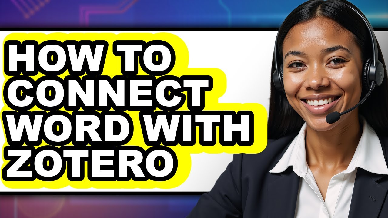 How to Connect Word with Zotero (easy Method)