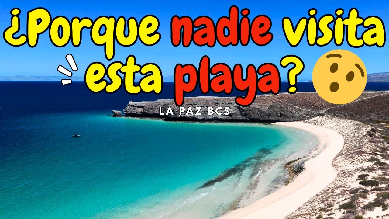 Playa oculta en LA PAZ BCS sin turistas, que casi nadie conoce