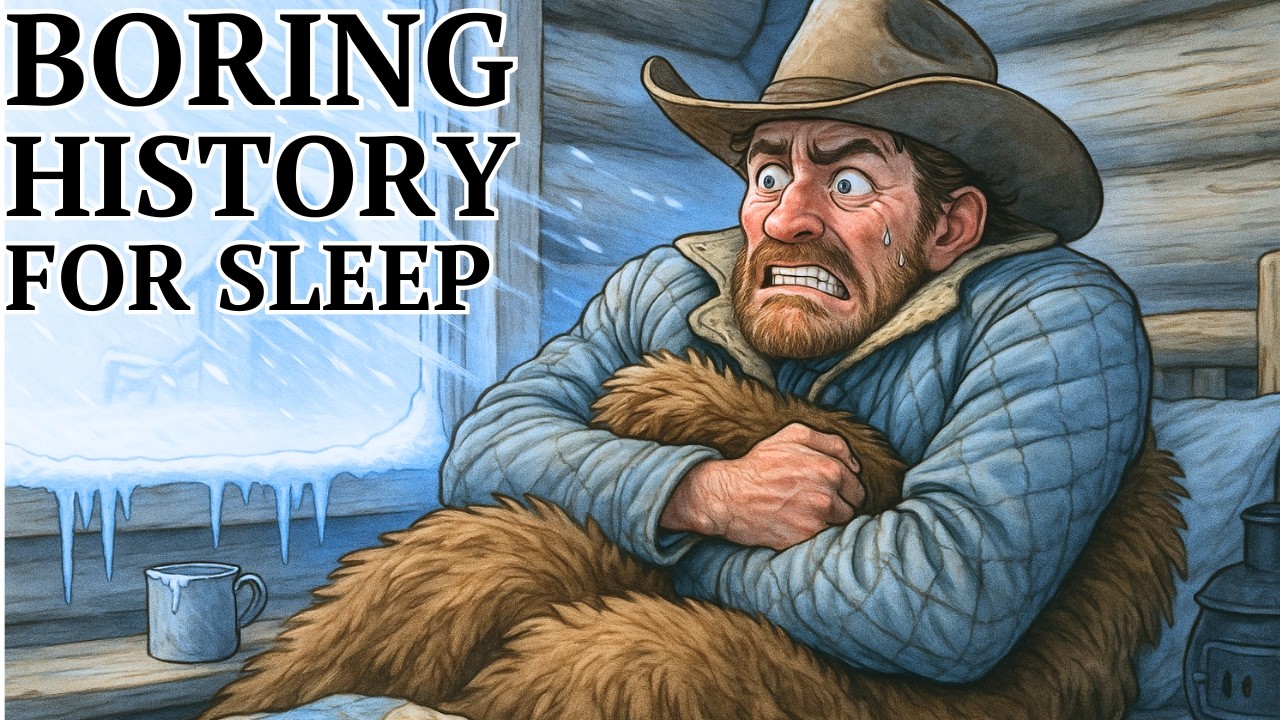 How Did People Sleep During Brutal Winters in the Old West | Relaxing History for Sleep