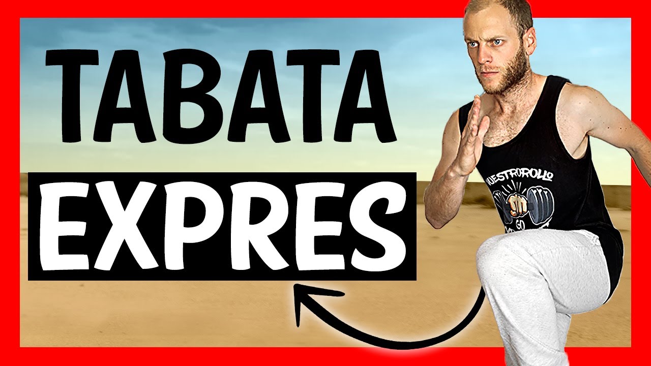 💦 Rutina HIIT TABATA para PERDER PESO en 10 MINUTOS ⌚ [El TIEMPO NO es EXCUSA]