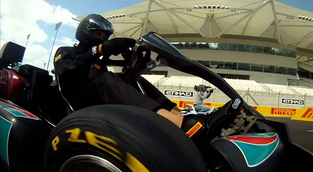 Pirelli ad Abu Dhabi. In pista con i kart