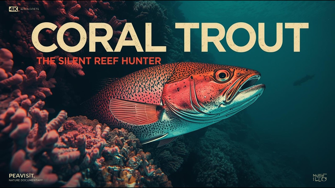 Coral Trout (Plectropomus leopardus) – The Silent Predator of Coral Reefs | Deep Sea Documentary 4K