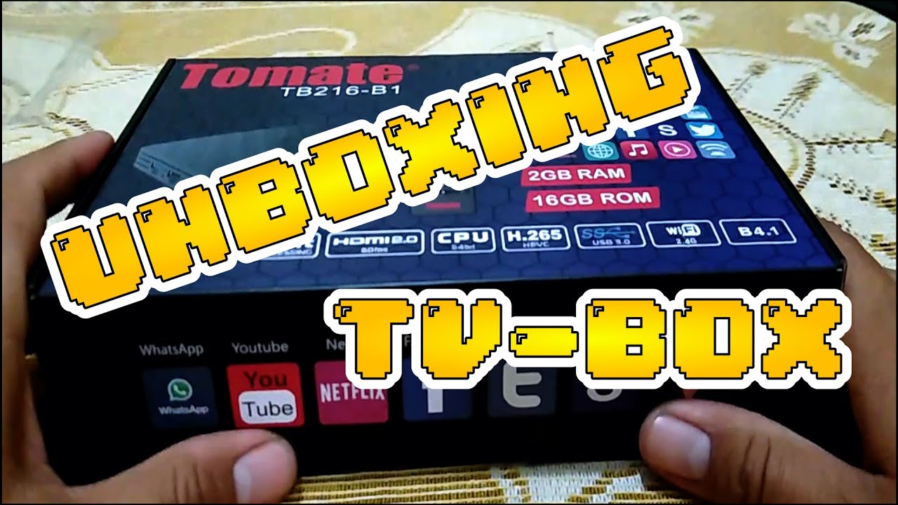 UNBOXING TV-BOX TOMATE 4K