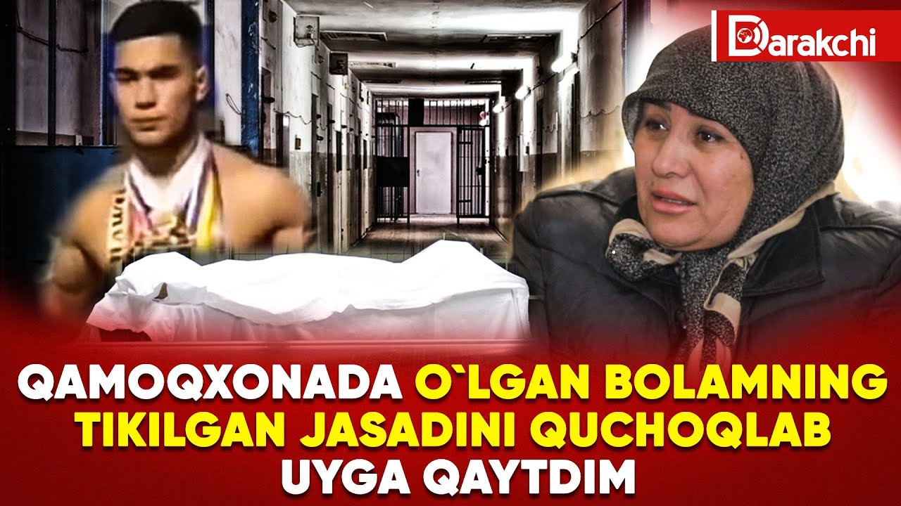 QAMOQXONADA O`LGAN BOLAMNING TIKILGAN JASADINI QUCHOQLAB UYGA QAYTDIM