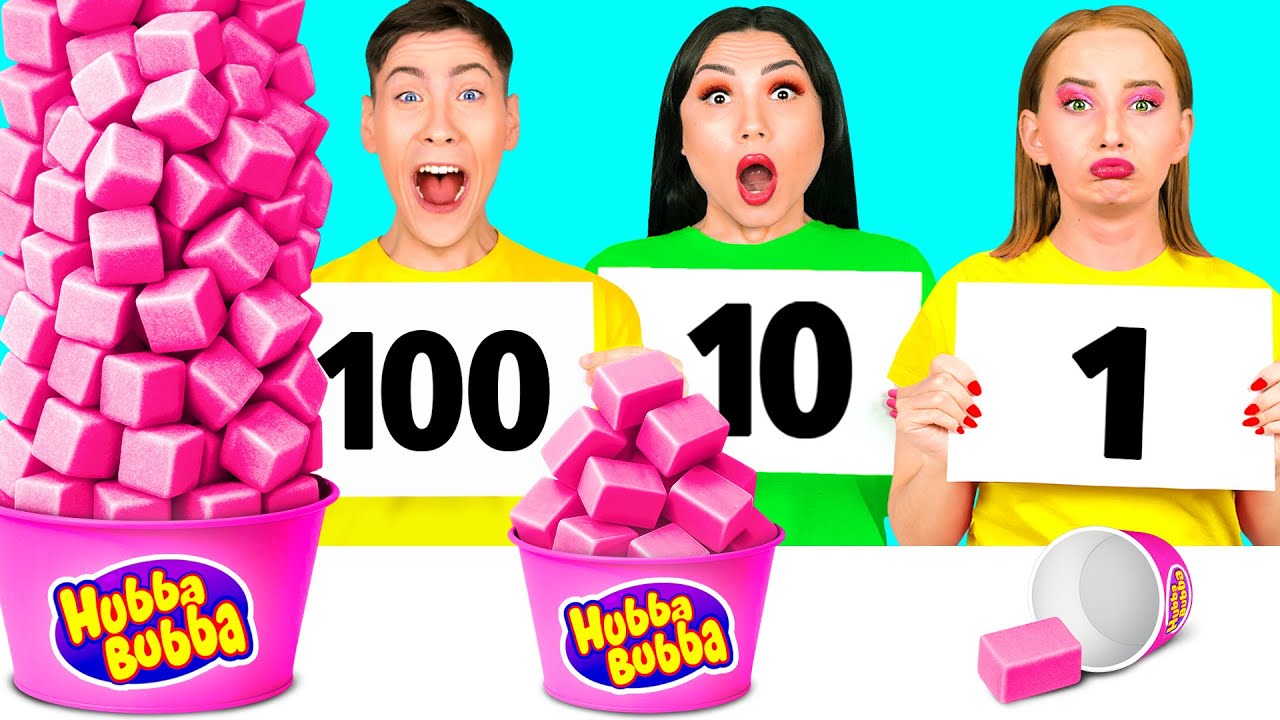 100 Слоев Еды Челлендж | Фантастическая Кулинарная Битва TeenChallenge