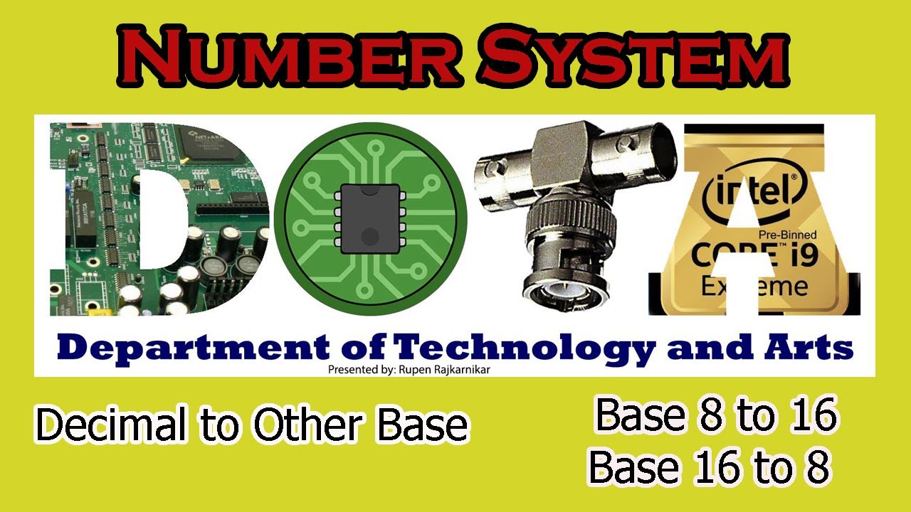 How To Convert Decimal To Other Base | Number System | Binary Number| Decimal | Octal | Hexadecimal