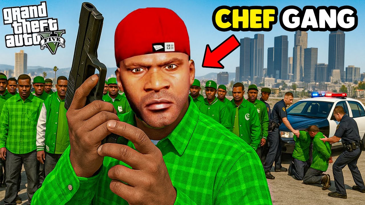 Franklin REJOINT le GANG LE PLUS DANGEREUX de Los Santos | GTA 5 Mods