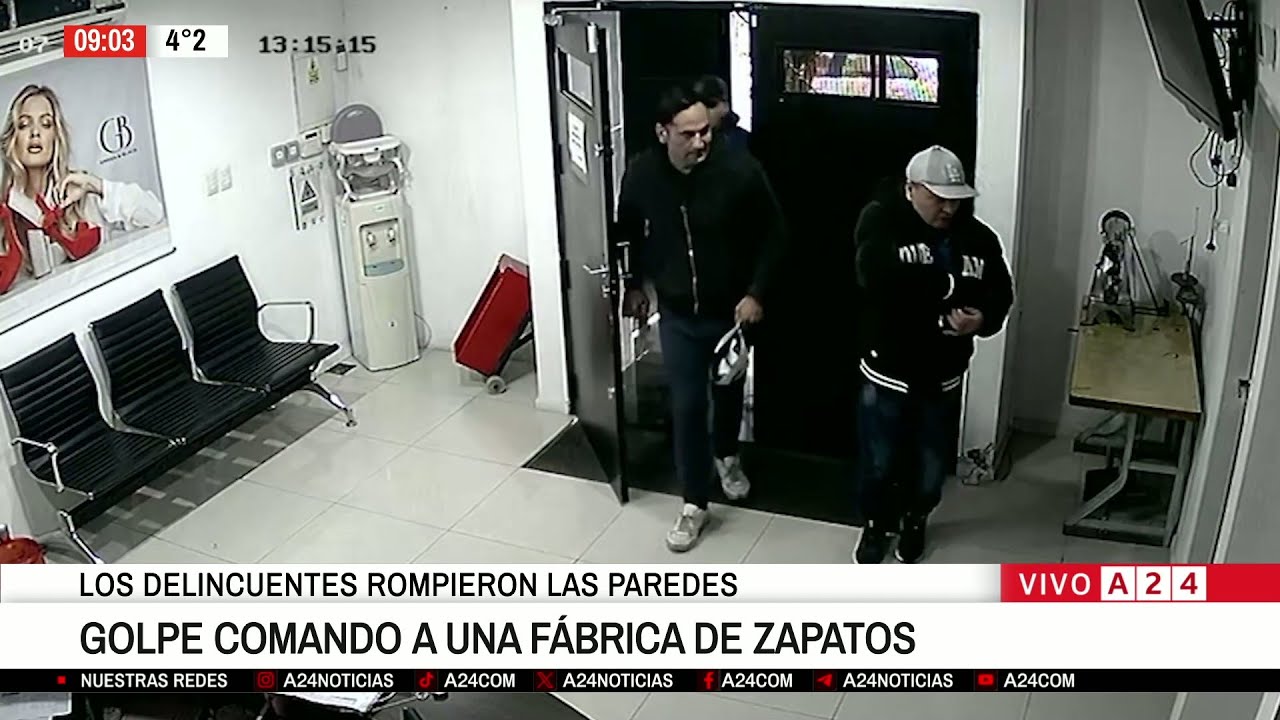 🚨 GOLPE COMANDO EN UNA FÁBRICA DE ZAPATOS EN TAPIALES: HUBO INDICIOS Y LA POLICÍA NO ACTUÓ