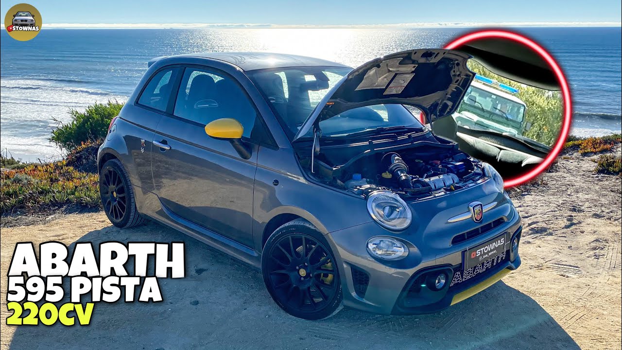 O ABARTH 595 PISTA COM 220CV MANDOU POPS EM FRENTE AOS PRIMOS 🥶👮‍♀️ | STOWNAS
