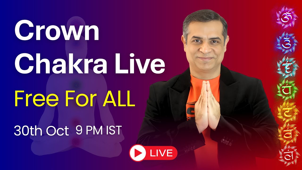 Crown Chakra Activation Live | Free Healing Session with Mitesh Khatri – LOA Coach