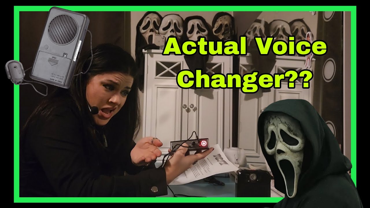 I BOUGHT A REAL VOICE CHANGER (And it kinda works?) [Ghostface]
