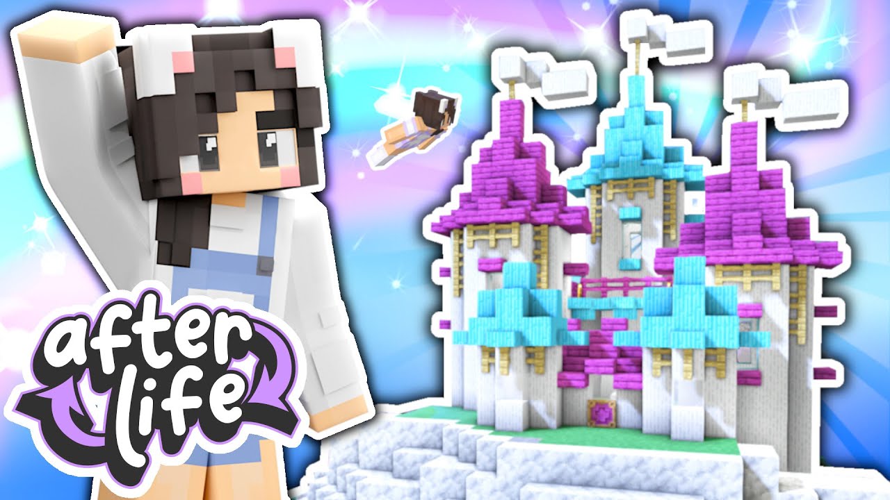 💜Building A Fairy Castle! Minecraft Afterlife SMP Ep.6