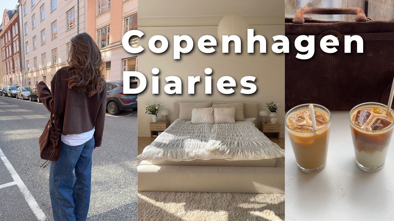 Two days in my Copenhagen life | daily routines, Dyson blowout, coffee shops & scandi spring looks