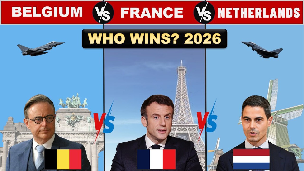 Belgium vs France vs Netherlands 2026: Military Power Comparison