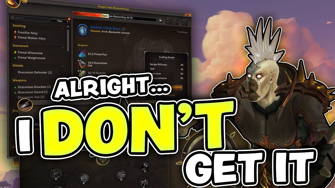 Dragonflight Crafting Explained — How the Profession System Actually Works