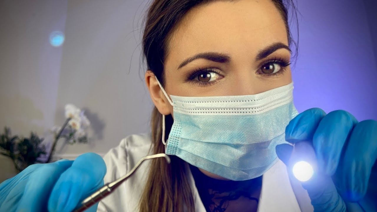 [ASMR] Dentist exam and teeth cleaning 🦷✨