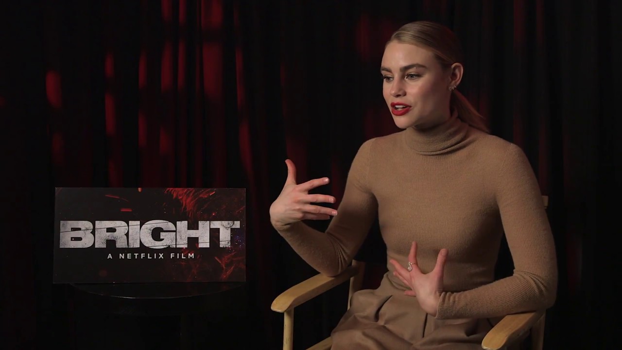 Lucy Fry talks Tikka in Bright