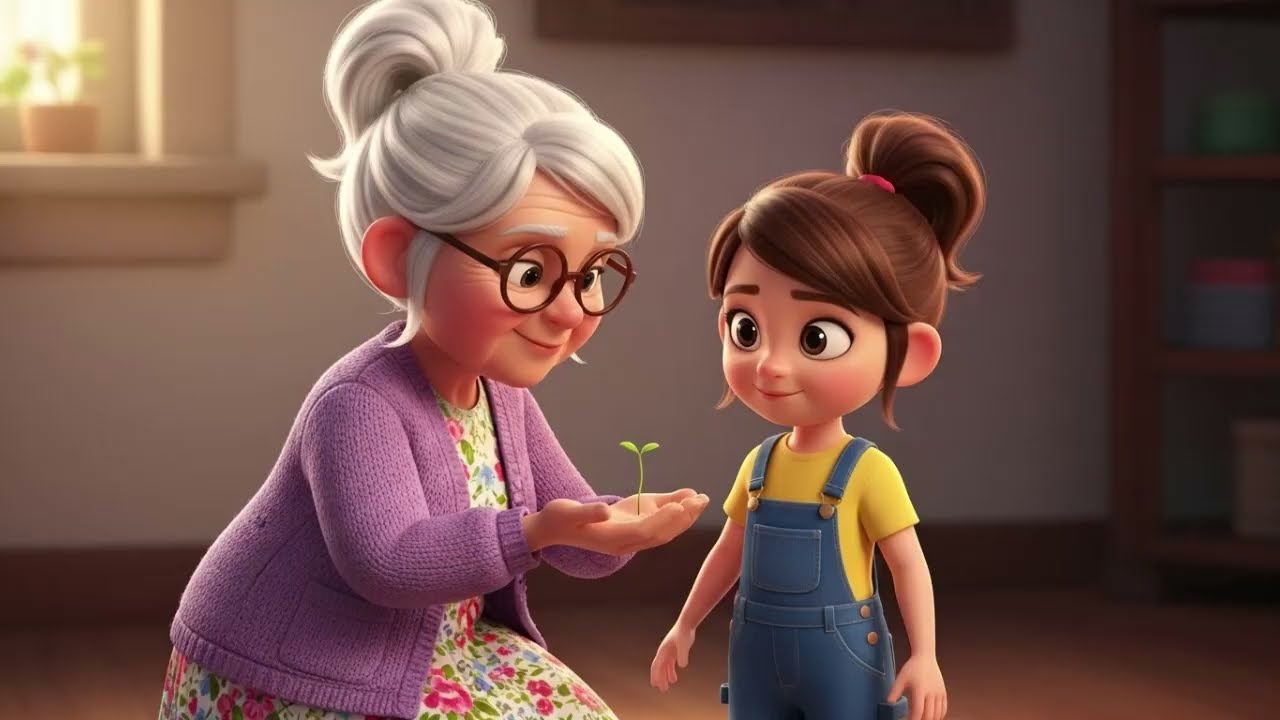 Motivational Story for Kids in English | The Little Garden | A1 A2 English Learning